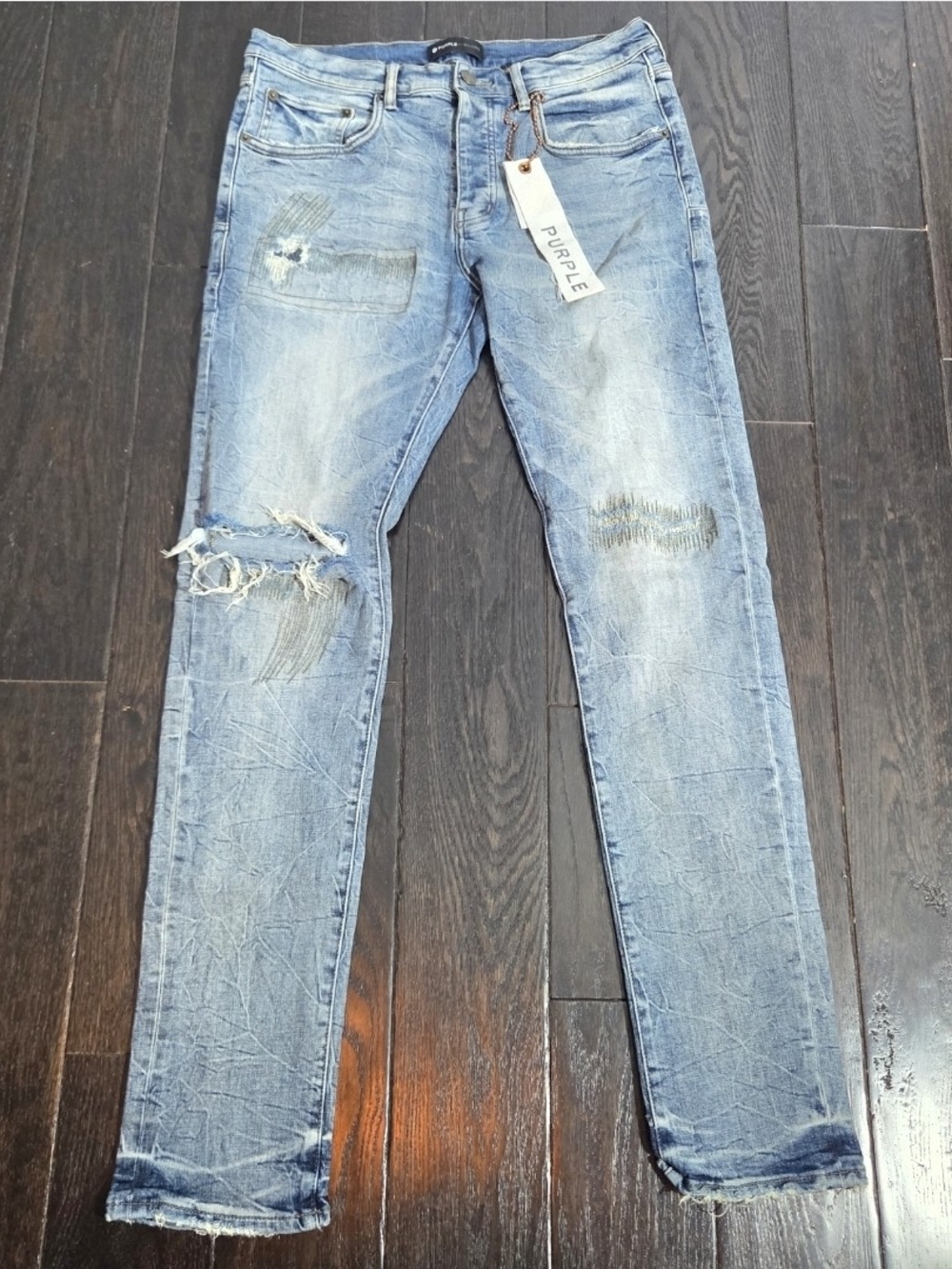Purple Brand Jeans Style No. P001 Slim Fit Low Rise With Slim Leg 34x33